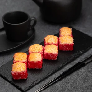 Запеченный сливочный с креветкой